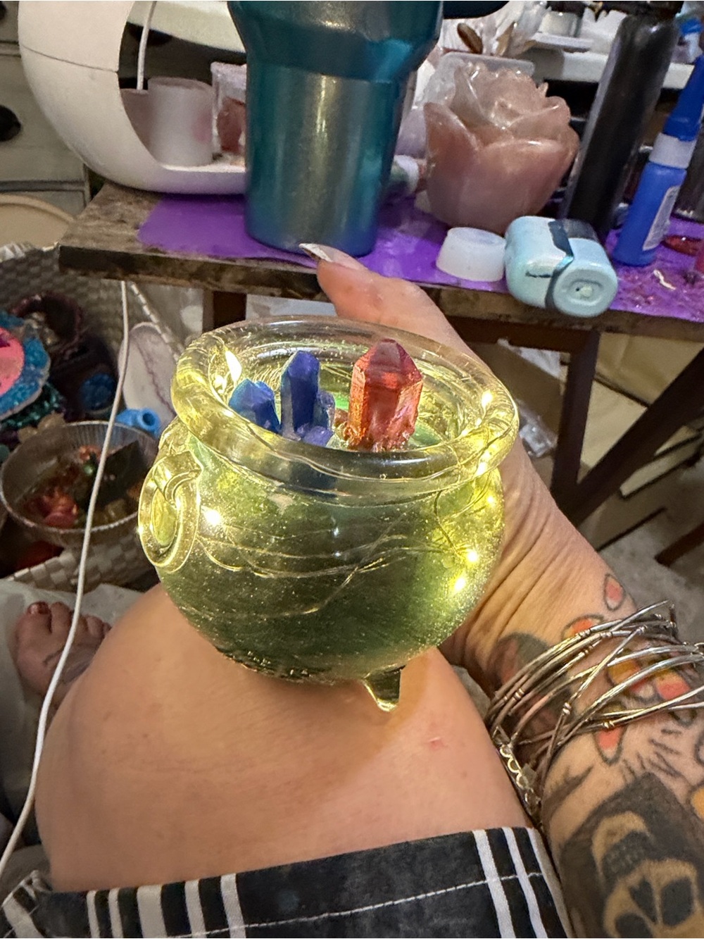 light up cauldron